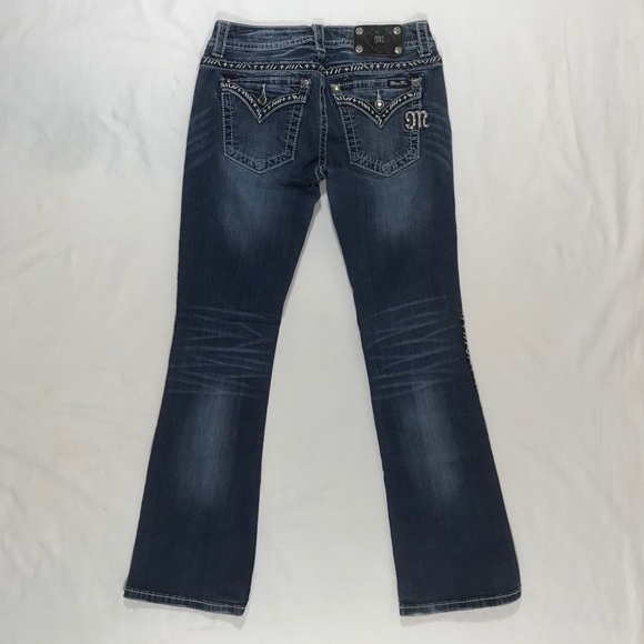 SOLD    Miss Me Bootcut Jeans 29 JE8022BR - Picture 6 of 12